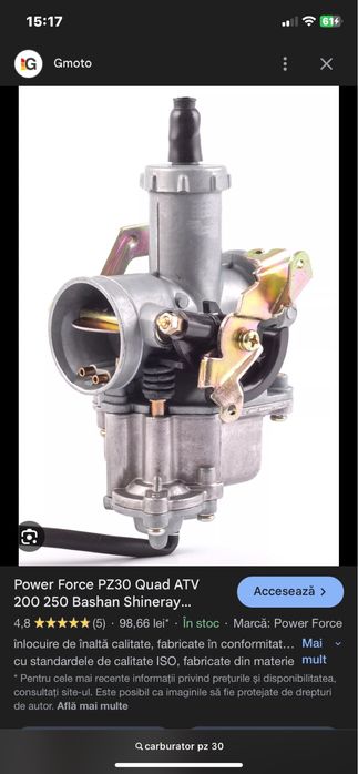 Carburator pz30 atv - cross