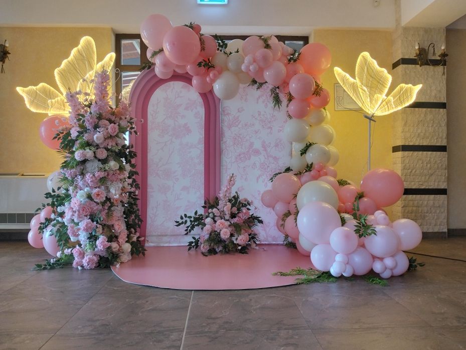 Aranjamente și decor pentru nuntă, botez, aniversari și manechine.