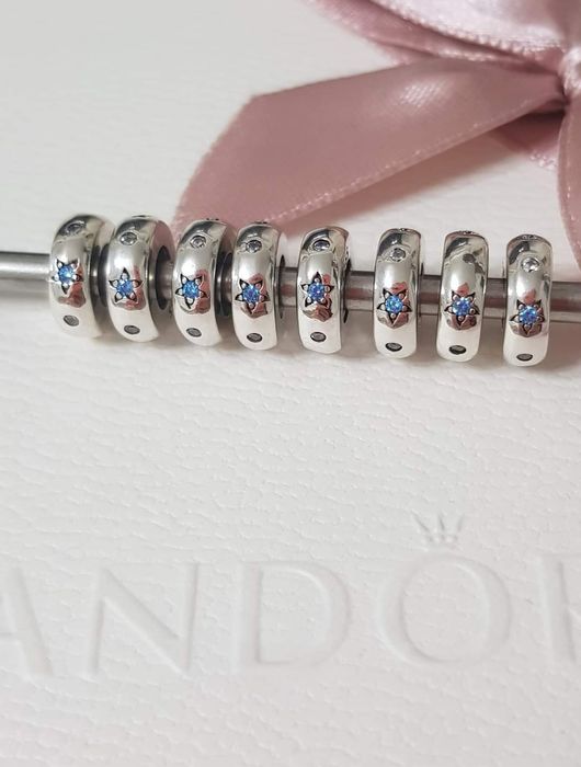 Distantiere opritoare din Argint pentru bratari Pandora, Trollbeads