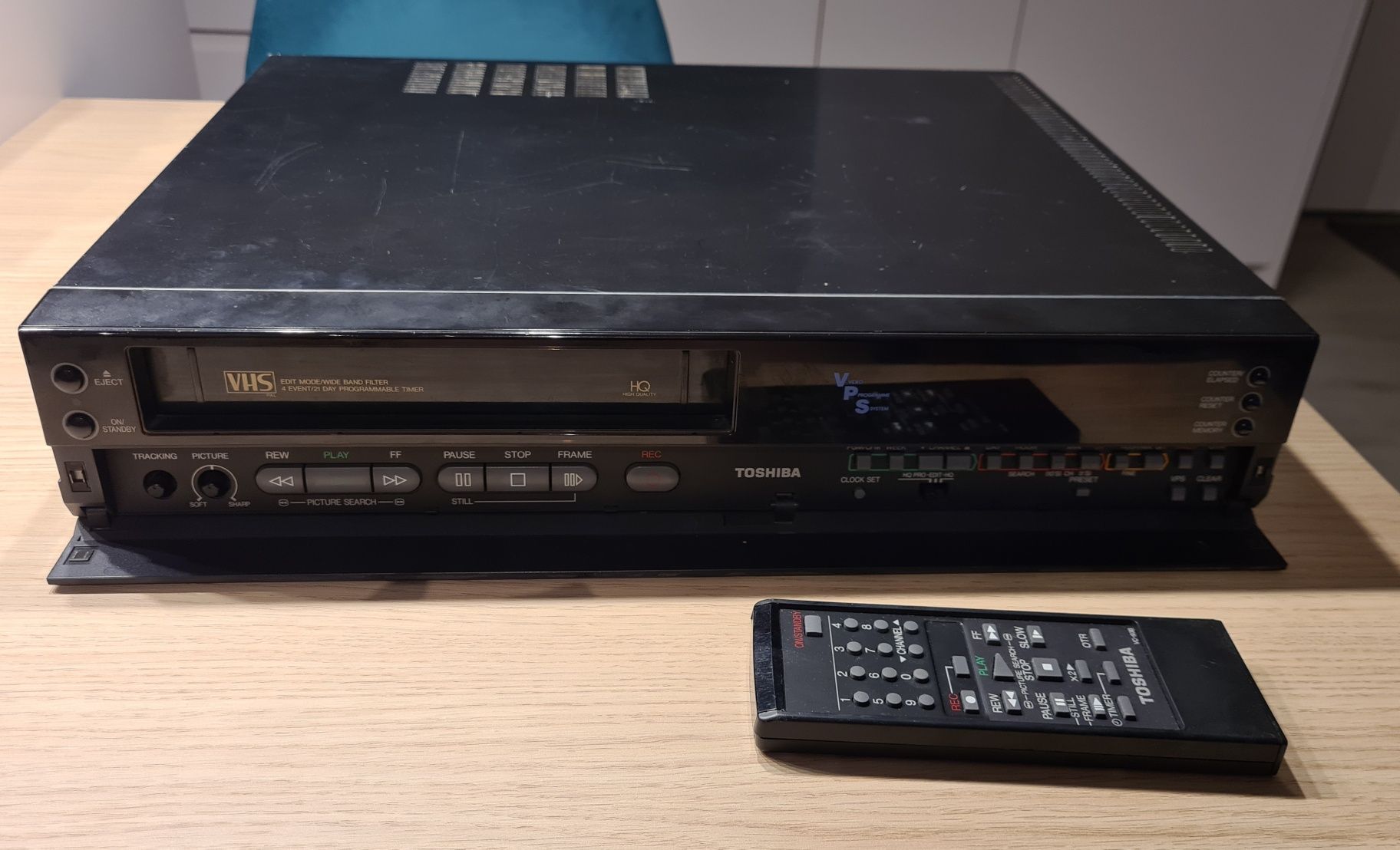 Video VHS Toshiba V 200G + telecomandă