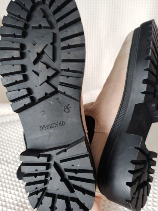 Ghete 41 Reserved piele naturală întoarsă suede velur