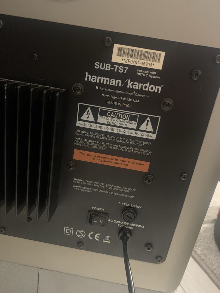 Harman/Kardon Subwoofer activ + sateliti Harman  Kardon