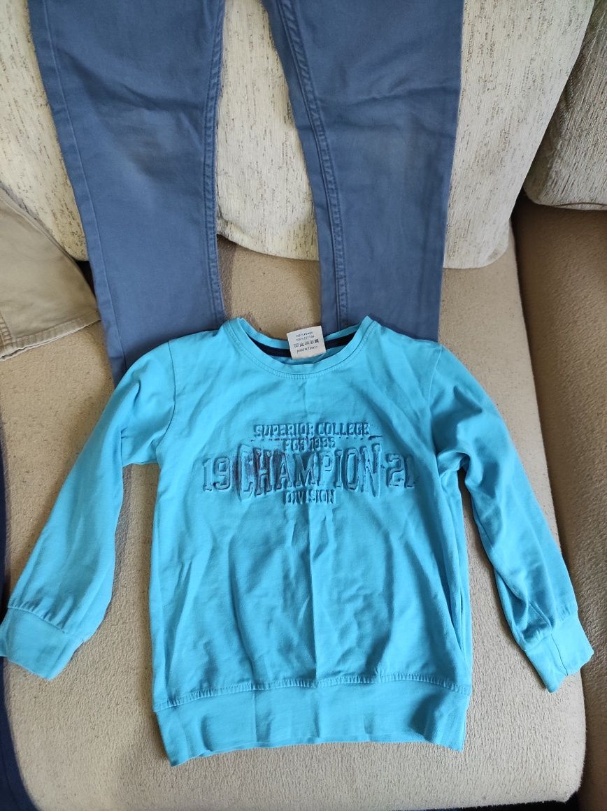 Детски панталони и анцунг  H&M,LCWaikiki +2 блузи подарък