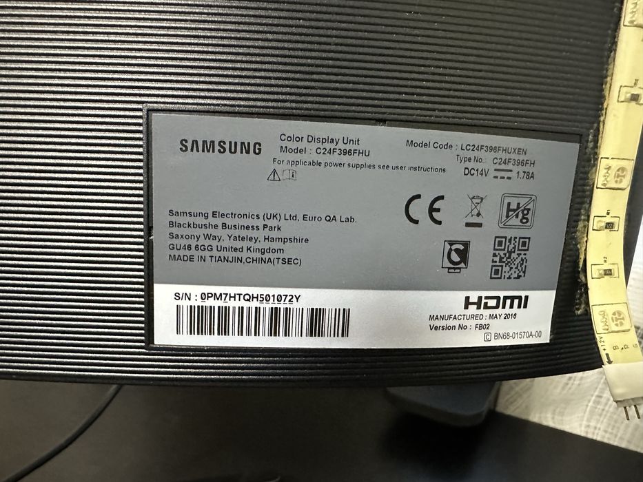 Monitor Samsung Curb 24”