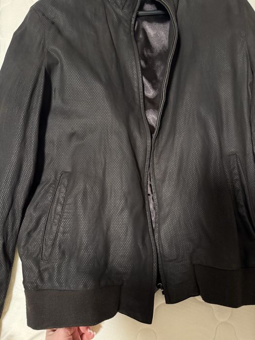 Кафяво кожено яке