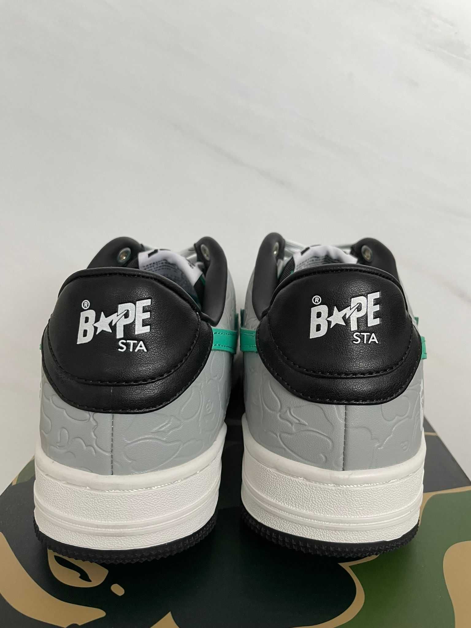 Adidas Bape bapesta grey/green/black