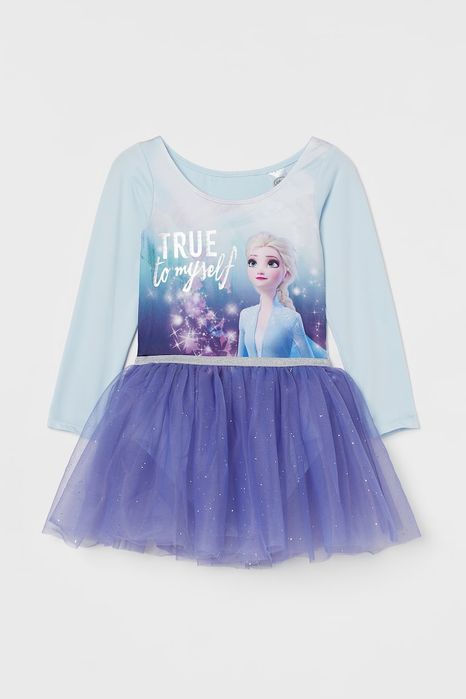 Детски трико тип рокличка с тюл