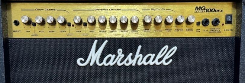 Vând amplificator chitara Marshall MG 100 Dfx