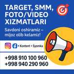 Mijoz olib keluvchi yól bu  reklama! Target, SMM va video xizmatlar
