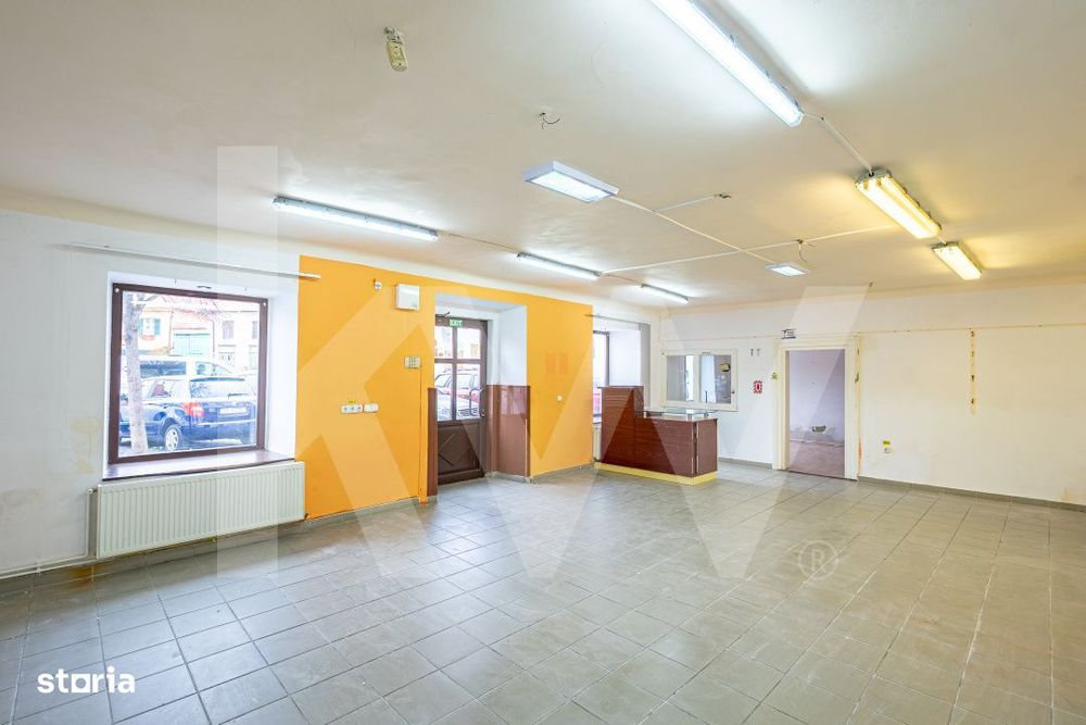 Spatiu comercial stradal, 181mp, 2 intrari, Centru Istoric Sibiu