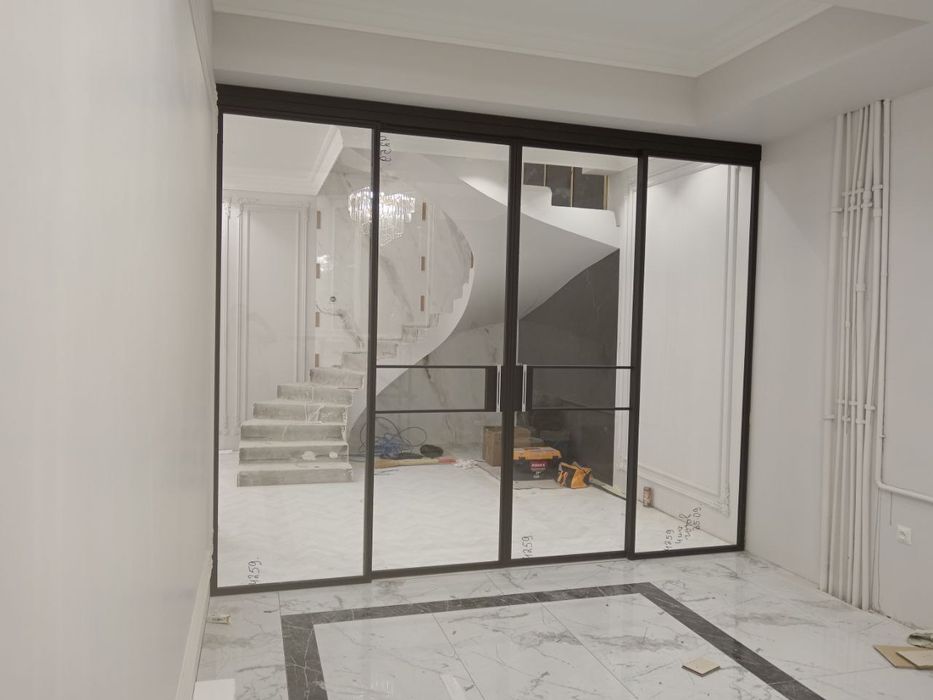 Двери лофт перегародка. Распашные и Раздвижные