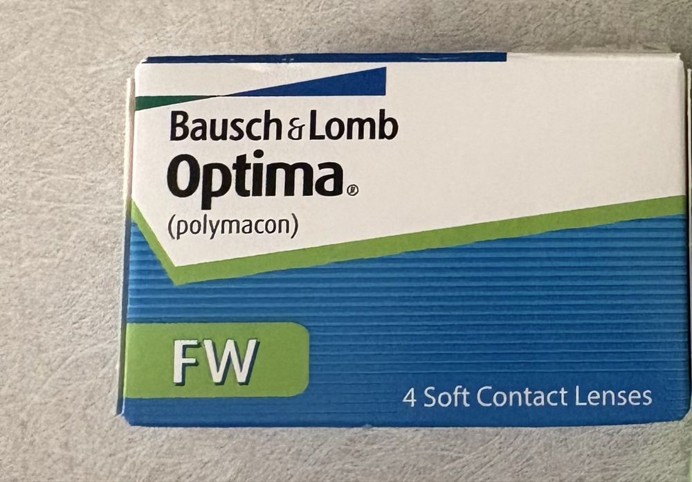 Линзы контактные -6 (3 айлық) optima