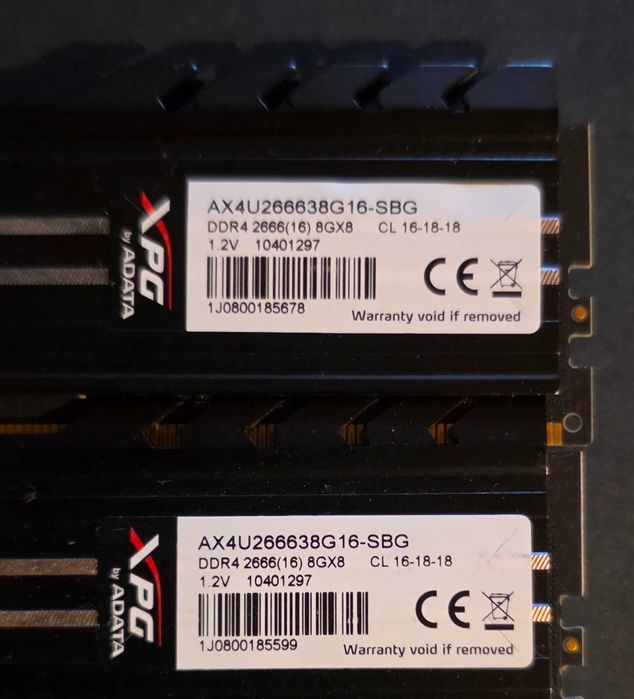 16 gb ram 3200 mhz xpg