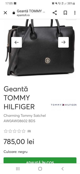 Poseta dama tommy hilfiger nouă