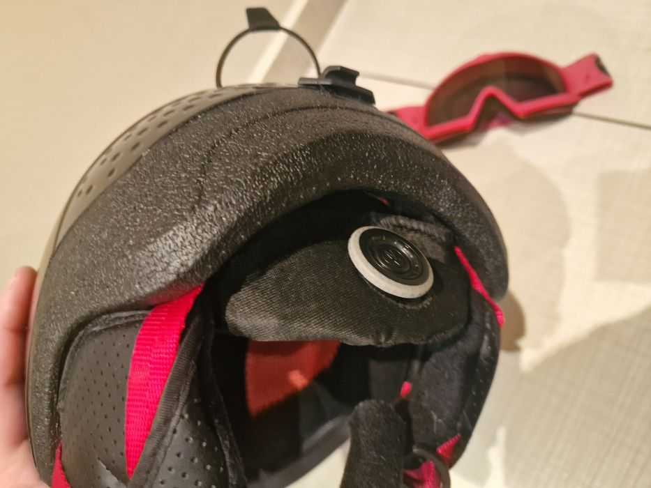 Rossignol Скиорска детска каска с очила Whoopee Impacts RKIH504 Розов