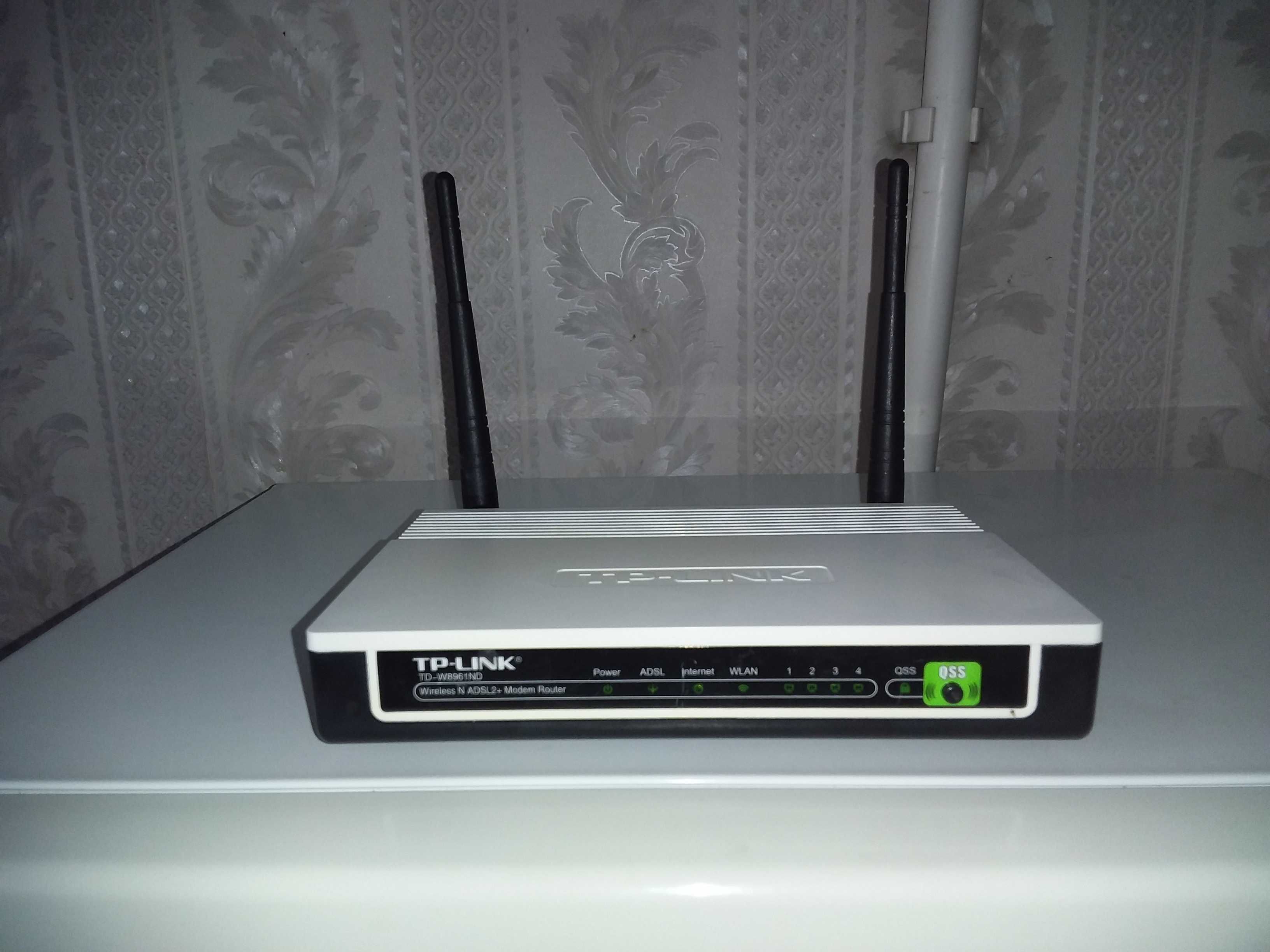 WI-FI router Вай-Фай роутер TP-LINK TD-W8961ND 300 Мбит/с ADSL2+ IPTV