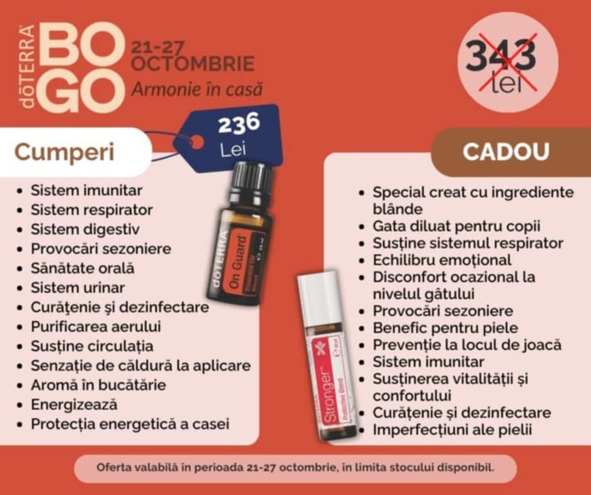 BOGO doTerra on guard 15 ml + stronger touch 10 ml