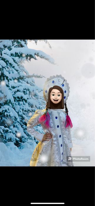 Продам костюм снегурочки на 6,7 лет