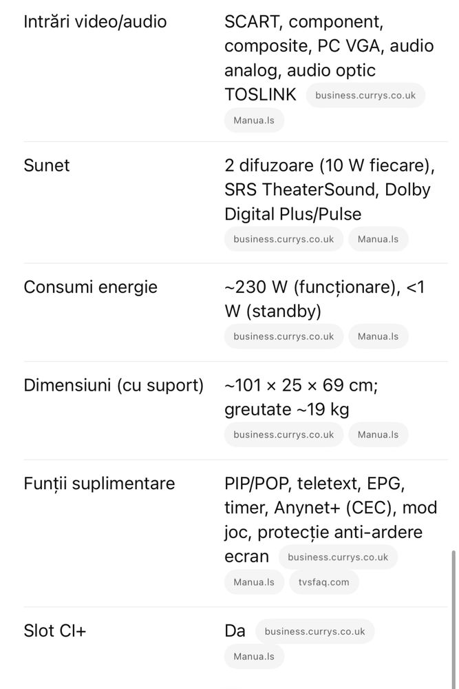 Televizor SAMSUNG
