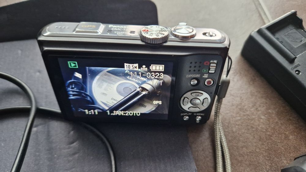 Panasonic TZ-10, черна, 12 optical zoom