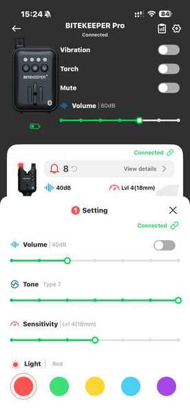 Vand set avertizori/senzori pescuit 3+1 Rippton Bitekeeper Pro