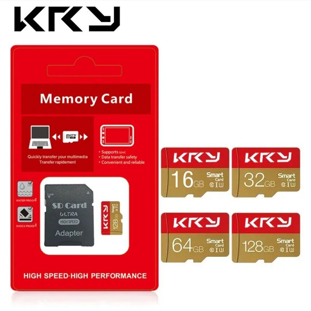 Micro SD Memory Card 64 GB / TF карта памет с адаптер Class 10