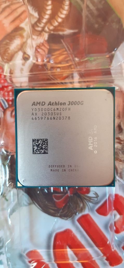 Procesor AMD Athlon 3000G, 4MB, 3.5GHz cu Radeon Vega 3, Socket AM4