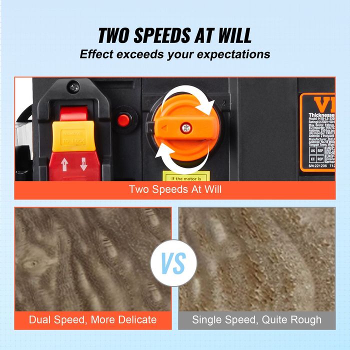 Rindea Electrica,2 Viteze,330mm,Motor 2000W,Masa Prealimentare 305mm