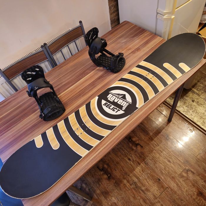 Placa Snowboard Raven 156W cm cu legaturi Salomon L