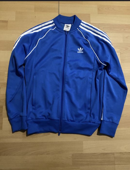 bluza adidas albastra