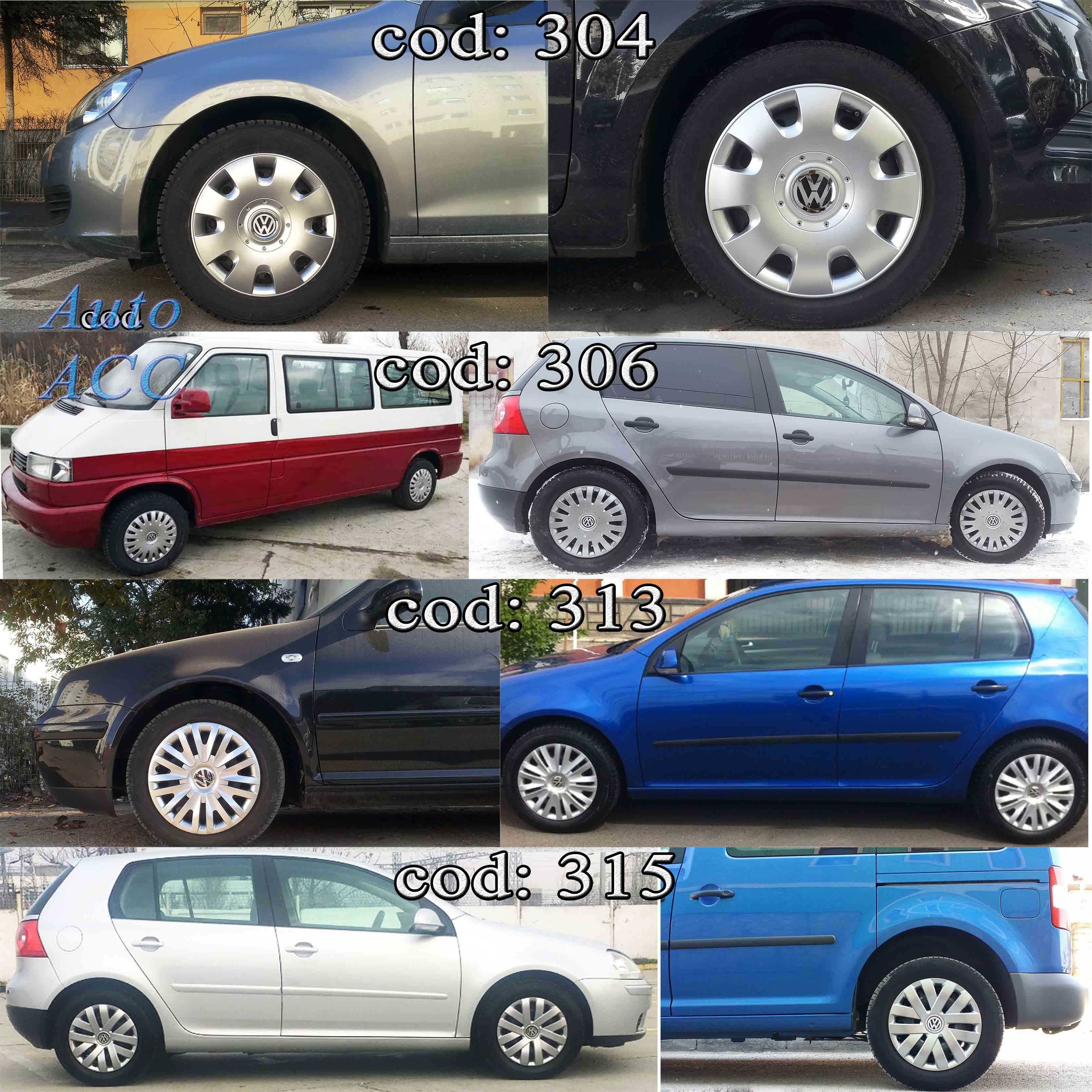Capace roti 15 VW Golf, Passat, Bora, Sharan, Touran, Caddy, Polo, T4