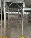 Schela metalica completa, cadru picior h , podina, accesorii talpa pop