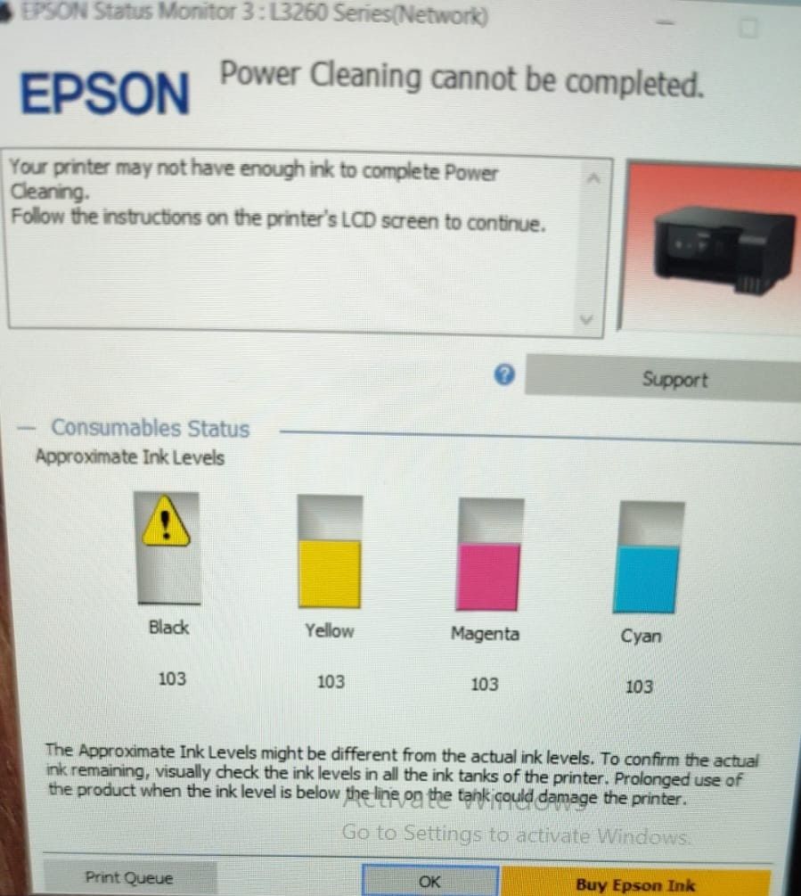 Imprimantă EPSON L3266, WiFi, sistem EcoTank CISS, scaner/copiere