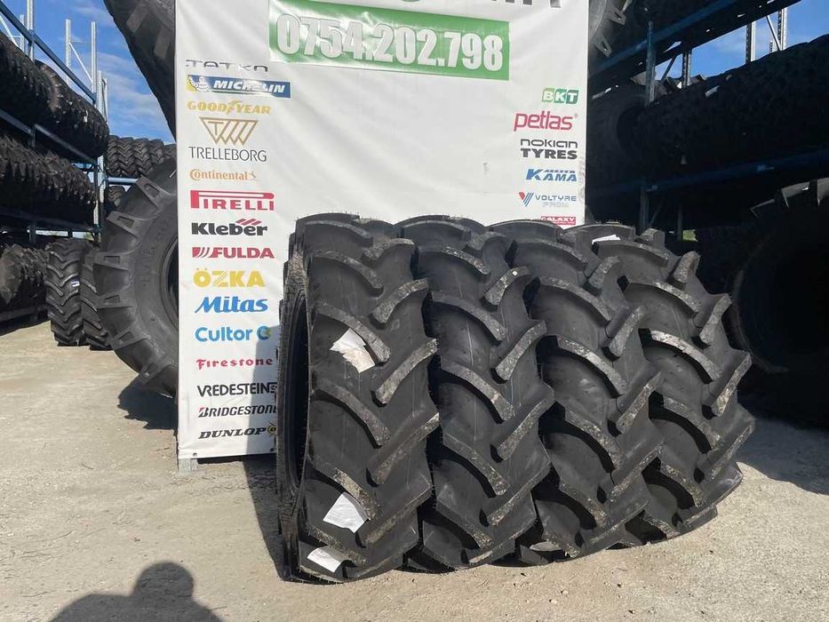 Cauciucuri noi 13.6-24 cu 8 pliuri pentru tractor fata marca CEAT