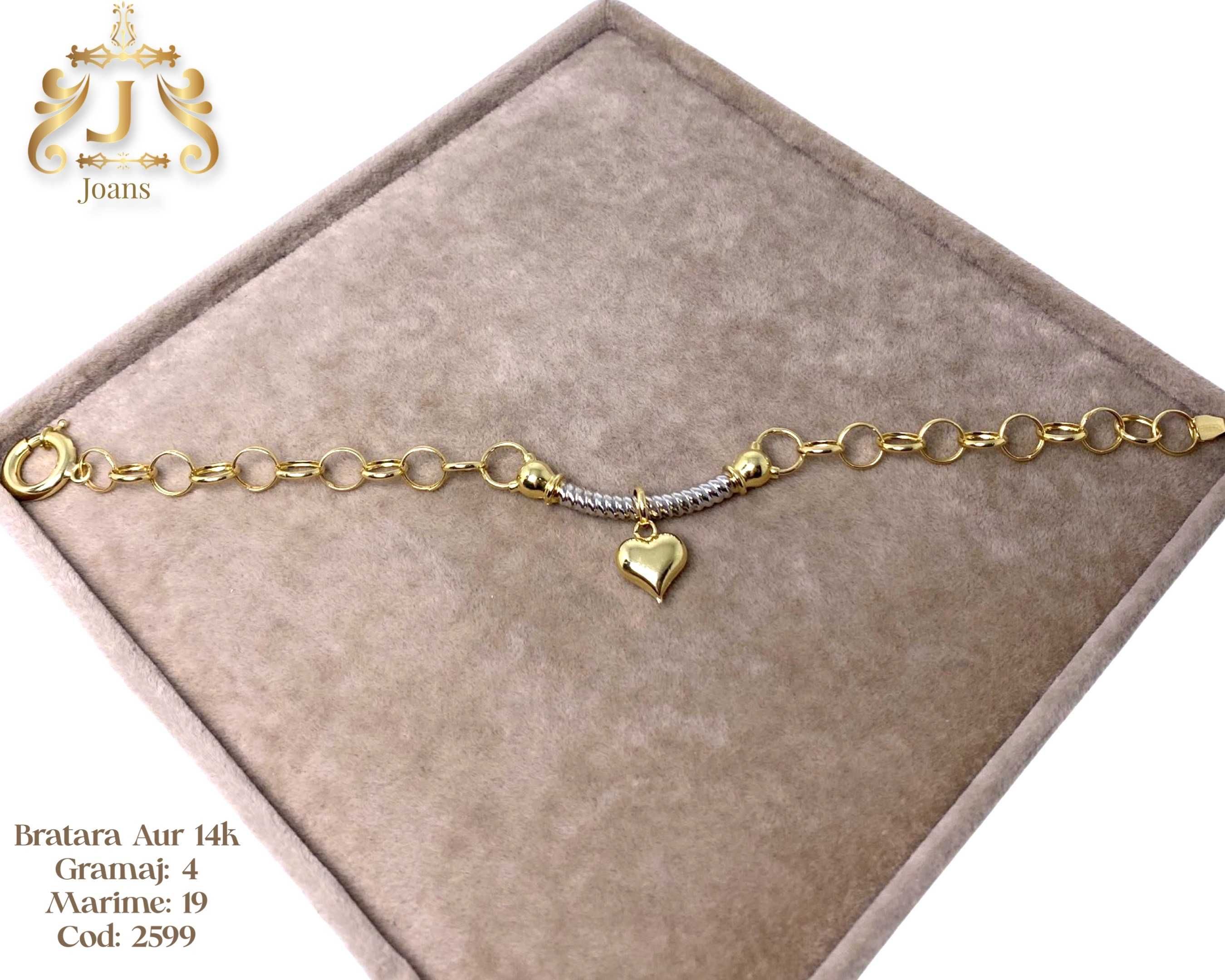 (2595) Bratara Aur 14k, 4,07 grame FB Bijoux Euro Gold