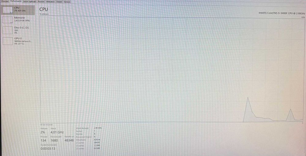 PC Gaming i5-9400F + GTX 1660 6GB + 24GB RAM