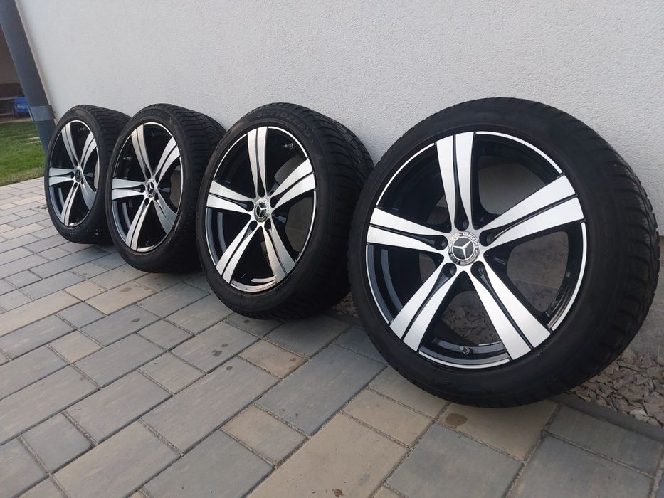 Jante/roti originale Mercedes C Class w206, anvelope iarna 225/45 R18