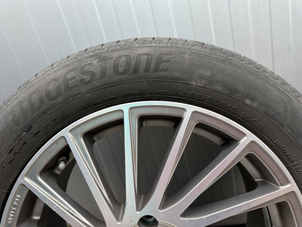 Roti aliaj Nissan X-Trail 225/60R18 vara cu senzori presiune
