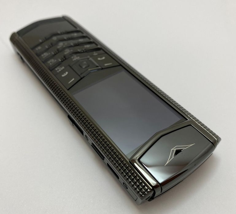 Vertu Signature S Clous de Paris Black
