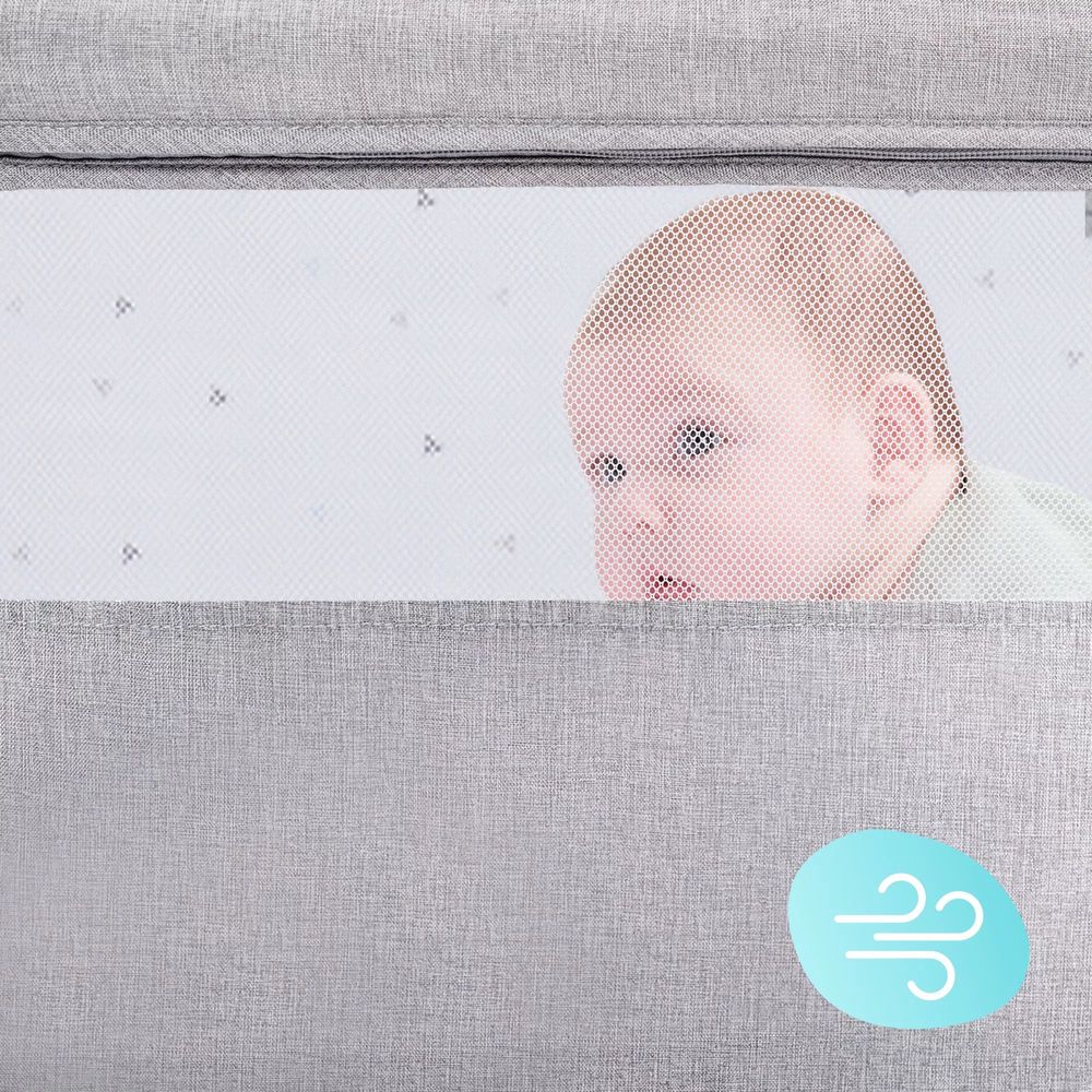 Бебешко легло 2 in 1 Co-Sleeper Kinderkraft Neste Up, Бежов