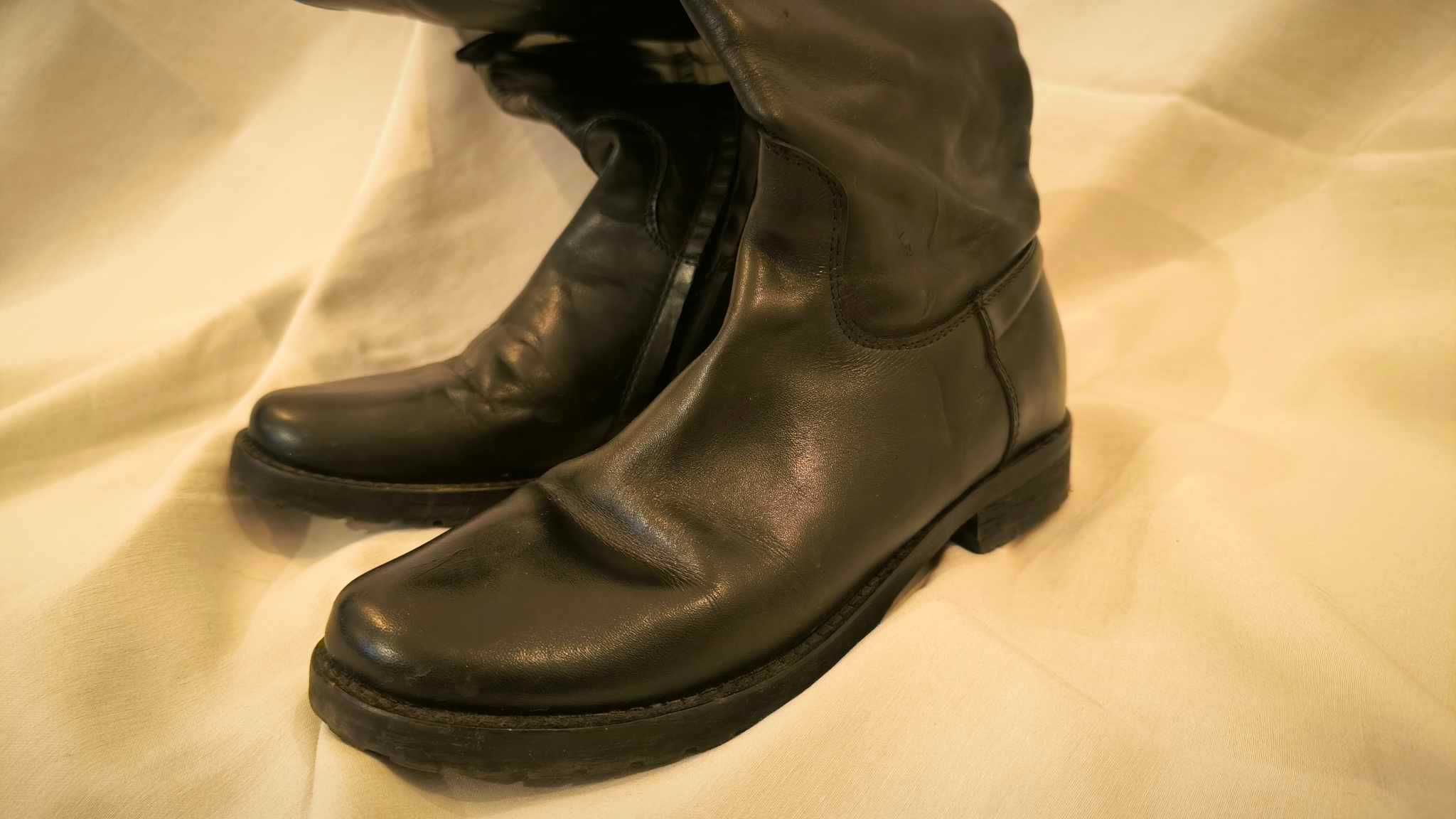 Дамски ботуши, естествена кожа, 37-ми номер