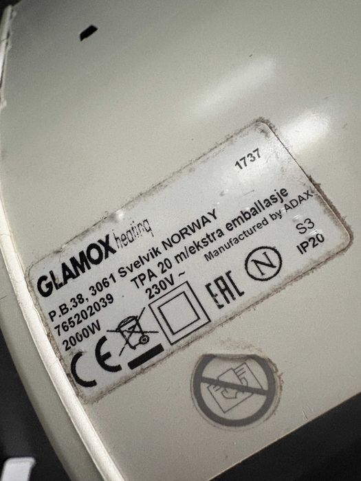 Adax 2000w Гаранция Норвежки конвектор