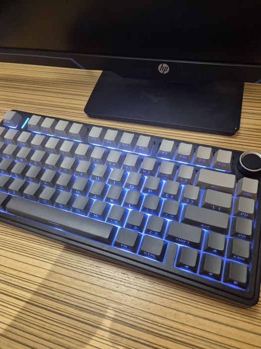 Черная клавиатура AULA F75 side-printed