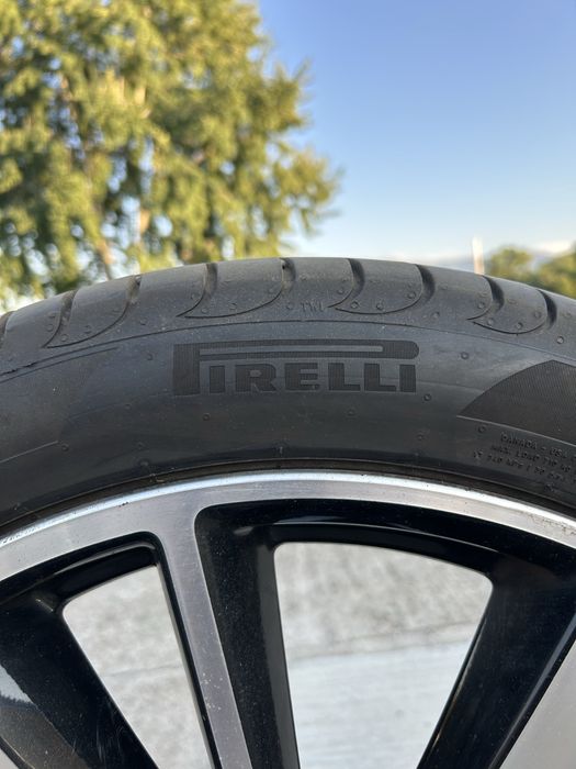 Лети джанти с нови гуми от NISSAN, размер 225/45/R19 96W, ДОТ1223.