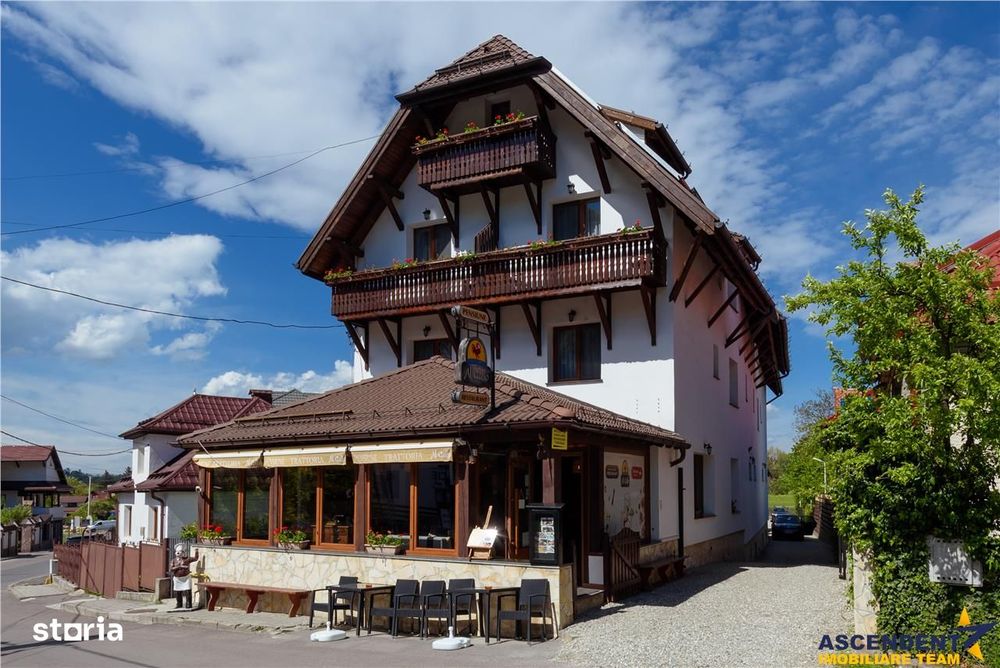 Langa Castelul Bran: Pensiune + restaurant + transfer afacere activa