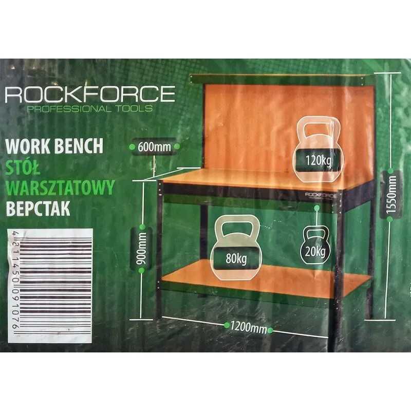 Работна маса с чекмедже и стена за инструменти Rockforce