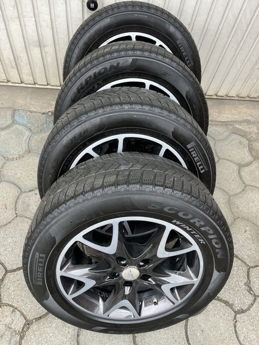 Jante 5x130mm, anvelope iarna 255/55 R18, VW Touareg, Audi Q7, Cayenne