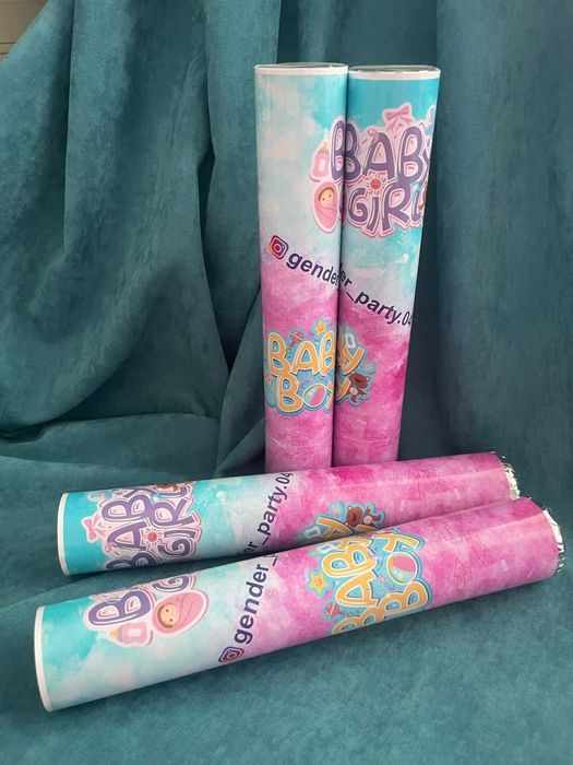 цветной дым, хлопушка и шокобоксы на гендер пати Gender party