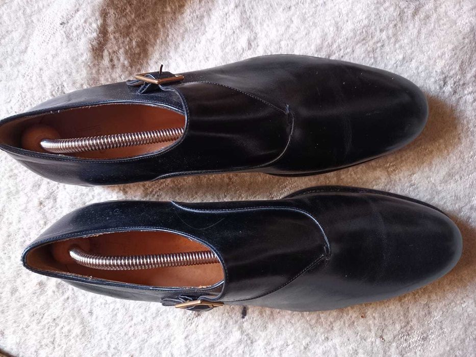 Pantofi brogue de lux Alfred Dunhill ”Monk” cu o singură cataramă.