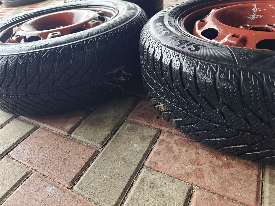 Jante cu anvelope 5x100 R14